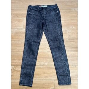 Grane Juliet Lowrise Jegging Women's Size 9 Snake Skin Print Jeans Pants